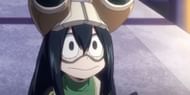 Tsuyu Asui as seen in the anime (Image via Studio Bones)